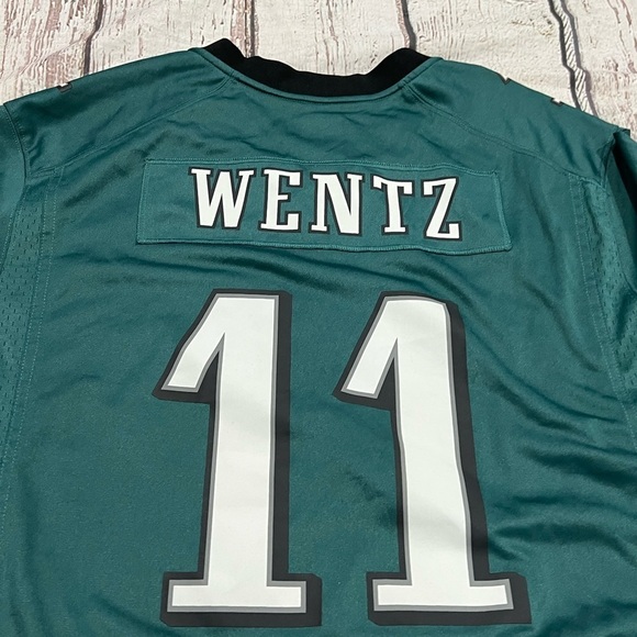 Carson Wentz Nike NFL On Field Football Philadelphia Eagles Sports Jersey - Picture 5 of 7